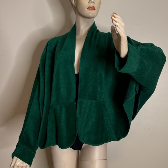 35 Degree Below Green Fleece Open Cardigan - Picture 8 of 14